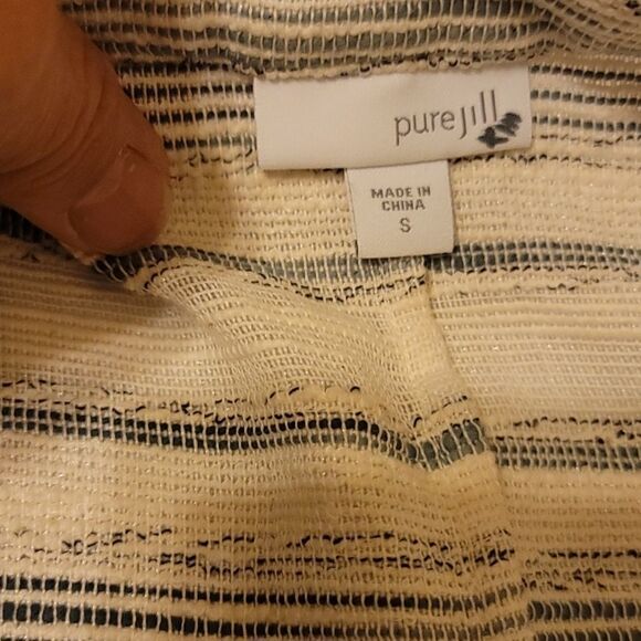 Pure Jill stripped blazer size s - Picture 9 of 9